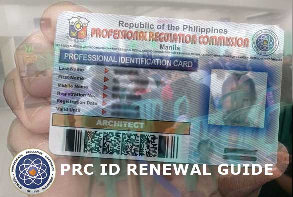 PRC online processing of ID renewal