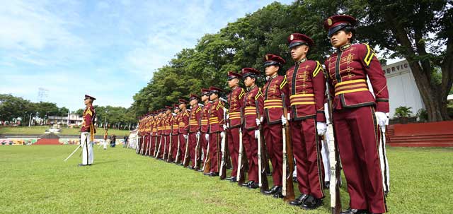 pnpa cadets in formation
