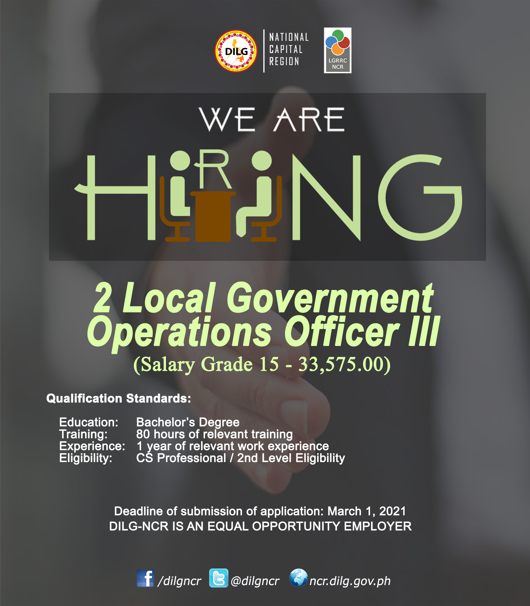 2 Local Government Operations Officer III